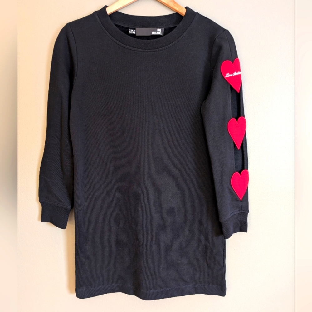 Love Moschino Heart Mini Dress Size 4